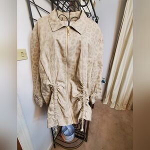 Womens Chico's zip front jacket,  size 4